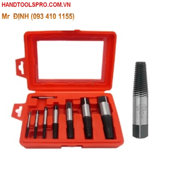Asaki Bộ mũi ren lấy đầu ống nước và bu lông ốc vít gãy AK-3698