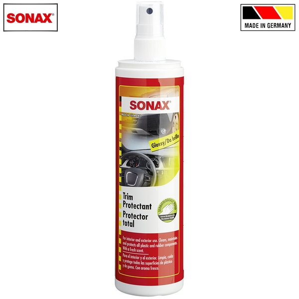 SONAX DUNG DỊCH LÀM SẠCH VÀ BẢO DƯỠNG NHỰA (TrimProtectant high gloss finish (sprayer) 380041)