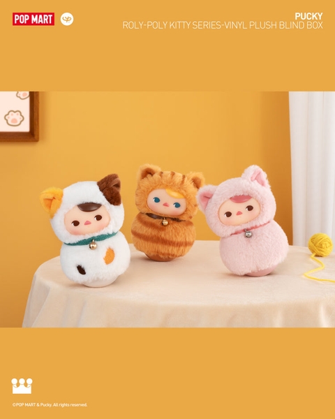 PUCKY Roly-Poly Kitty Series-Vinyl Plush Blind Box