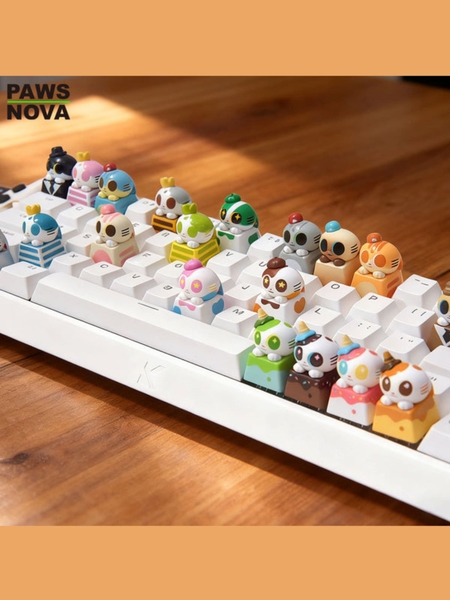 DOSHIICAT FINGERTIP MINI KEYCAP BLIND BOX