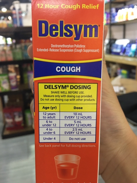 Delsym Cough Orange 148ml Siro Trị Ho