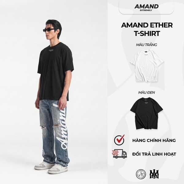 Áo Thun Nam Ngắn Tay AMAND Ether T-shirt 2026 - ATC901