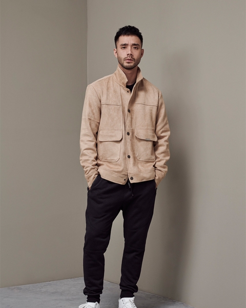 Beige Suede Jacket