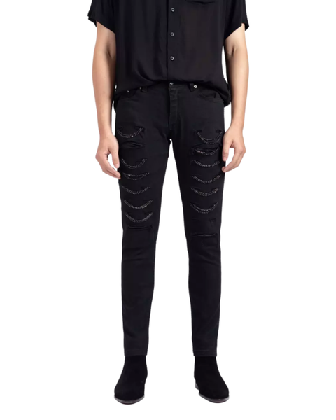 Chain2chain Black Jeans