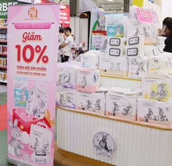 Tổng kết 3 ngày sự kiện rực rỡ của Momo Rabbit tại Vietbaby Fair Hà