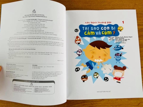 Ehon Các Loại Bệnh Thường Gặp - Bộ 5 Cuốn