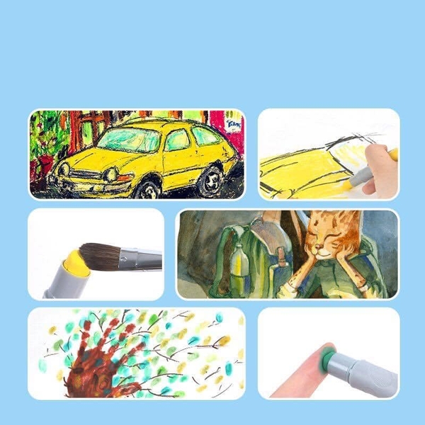 Bộ Màu Sáp Lụa Mideer Silky Crayon 24 Màu