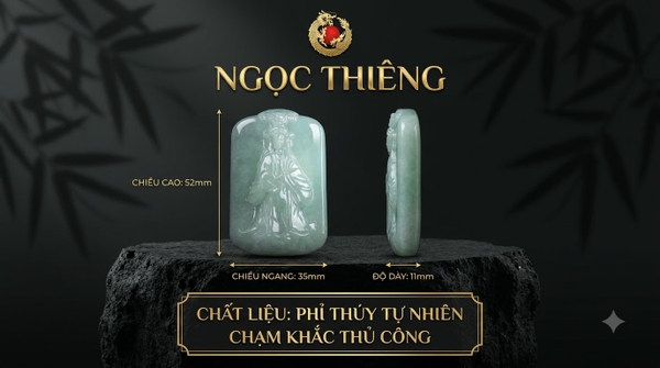 NT1445 BÀ CHÚA NGUYỆT HỒ ngọc phỉ thúy tự nhiên ( JADEITE A)