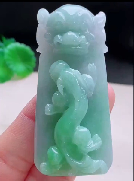 NT1253 Vọng tử thành long ngọc phỉ thuý tự nhiên ( Jadeite A)