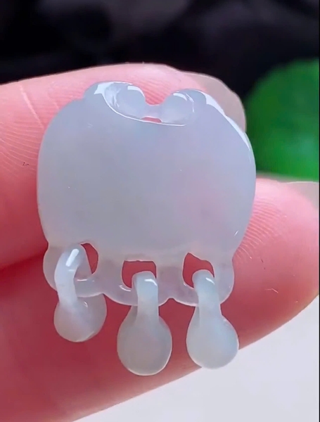 NT1312 Khoá trường mệnh  ngọc phỉ thuý tự nhiên ( JADEITE A)