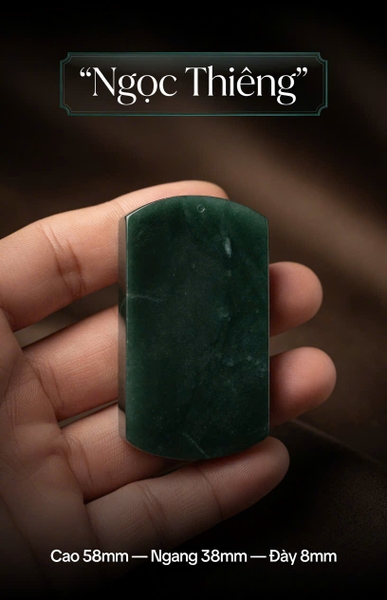 NT1426 Mặt dây VÔ SỰ BÀI mặc thuý tự nhiên( JADEITE A)