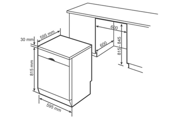 Máy rửa chén độc lập BOSCH HMH.SMS6ECI93E |Serie 6