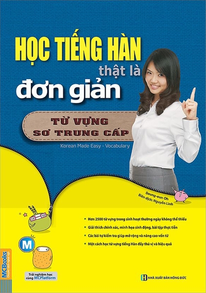 Sách Tiếng Hàn - Học Tiếng Hàn Thật Là Đơn Giản Từ Vựng Trình Độ Sơ Trung Cấp