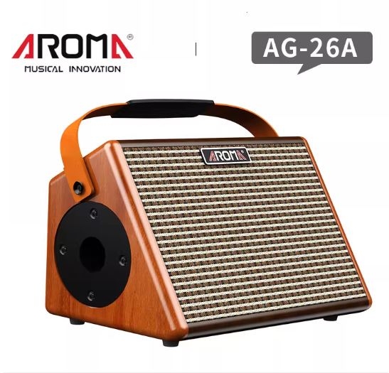 amply-guitar-acoustic-aroma-ag-26a-25w-pin-sac-loa-6-5-inch-reverb-chuyen-nghiep
