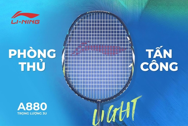 Vợt Cầu Lông Lining A880 màu xanh