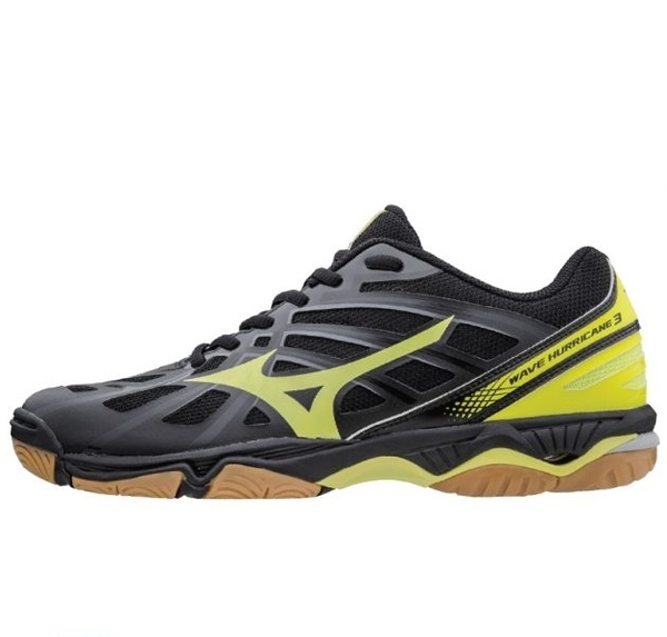 Giày Cầu Lông Mizuno WAVE HURRICANE 3 Đen - Vàng