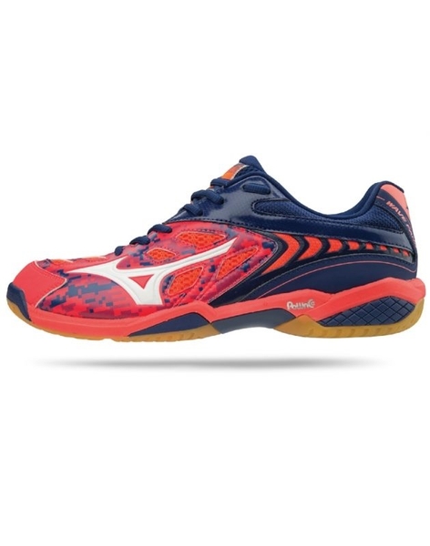 Giày cầu lông Mizuno Wave Fang SS2 - Cam Xanh