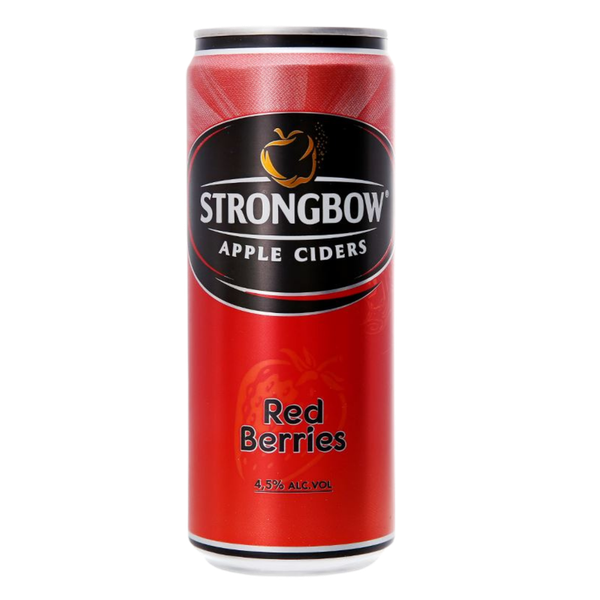 Strongbow dâu - Lon 330 ml