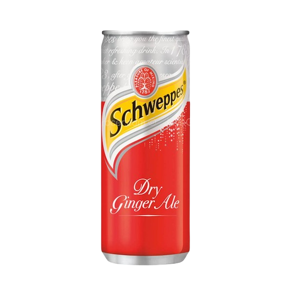 Soda Schweppes Dry Ginger Ale