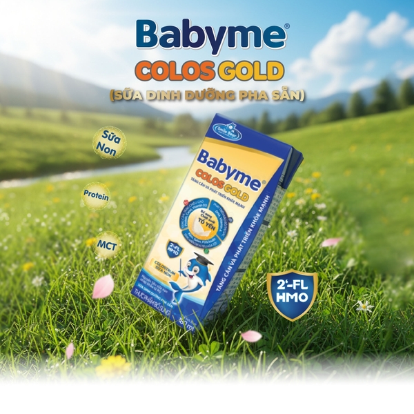 Sữa dinh dưỡng pha sẵn Babyme Colos Gold