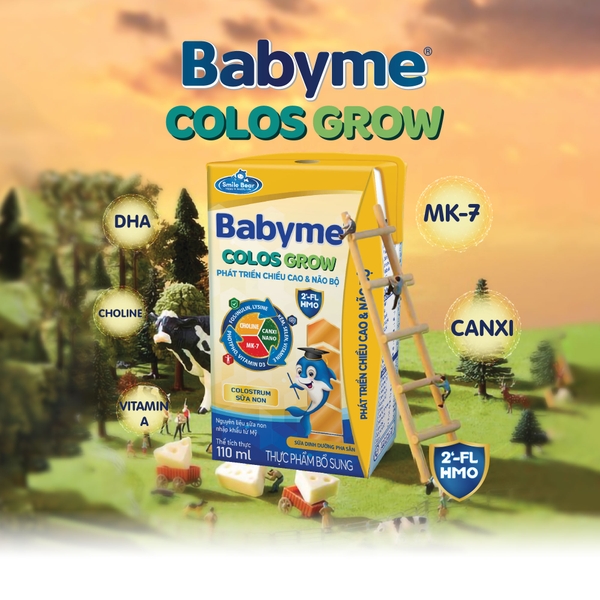Sữa dinh dưỡng pha sẵn Babyme Colos Grow