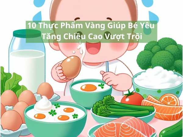 10 Thực Phẩm Vàng Giúp Bé Yêu Tăng Chiều Cao Vượt Trội