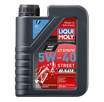 NHỚT XE MÁY (MOTORBIKE 4T SYNTH 5W40 RACE LIQUI MOLY ) - 2592