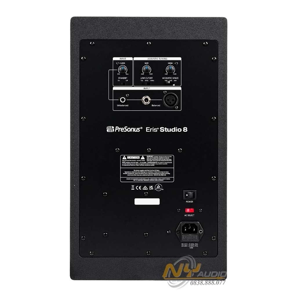 Mặt sau của Loa Kiểm Âm PreSonus Eris Studio 8