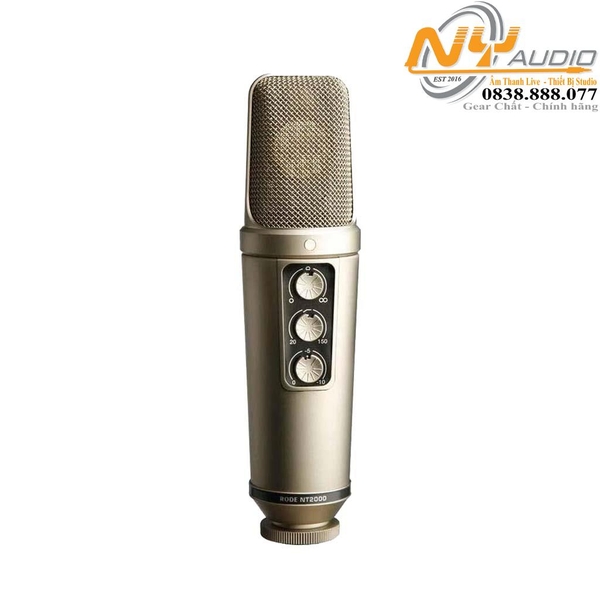 Micro thu âm RODE NT2000 | Chính hãng - Trả góp 0%