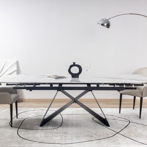 Bàn ăn thông minh Hampstead chân đen