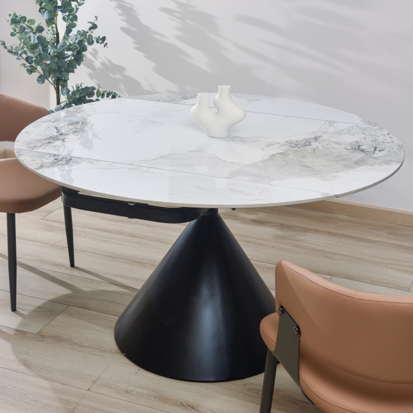 Bàn ăn thông minh Solid chân đen