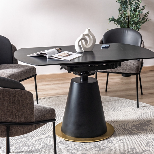 Bàn ăn thông minh Tapis chân đen