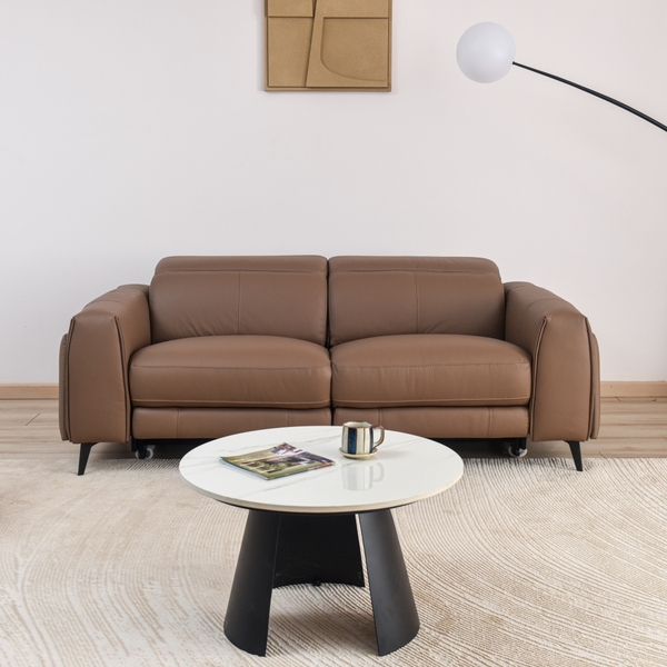 Ghế sofa thông minh chỉnh điện Caldo da thật NW 2 ghế