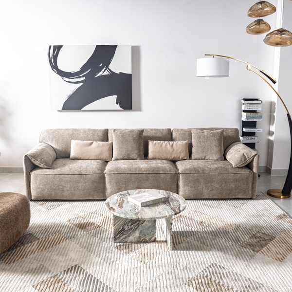 Ghế sofa giường chỉnh điện Latte 3 ghế