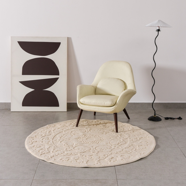 Thảm trải sàn Danube tròn dệt trượt nước