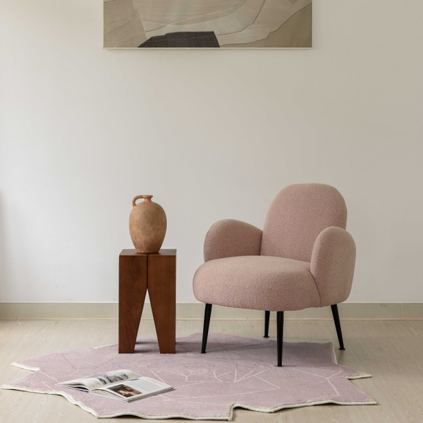 Thảm trải sàn Mepili tròn lông mềm