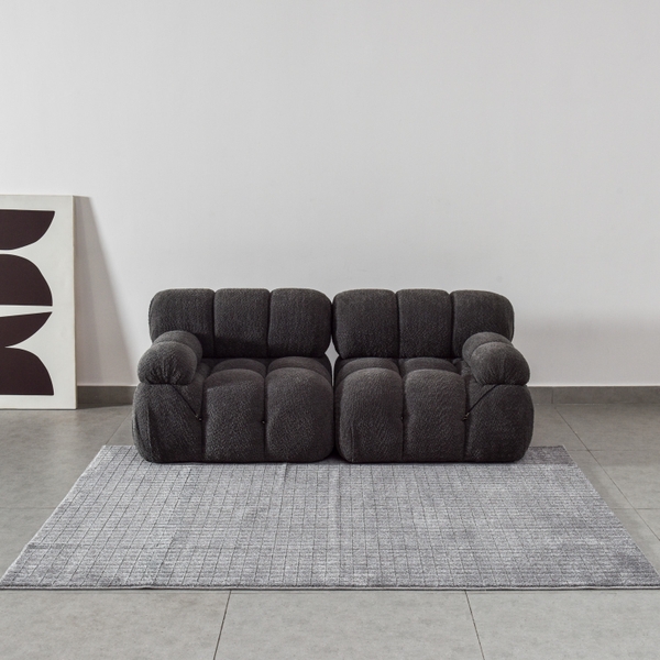 Thảm trải sàn Solt ghi dệt trượt nước khổ tùy chọn