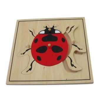 Ghép hình con bọ rùa – Ladybug puzzle