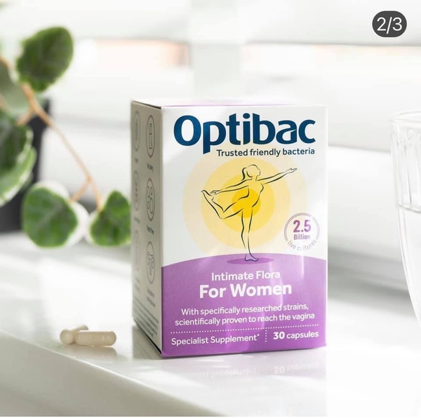 Men OptiBac Probiotics của Anh, 30 viên (Mẫu mới)