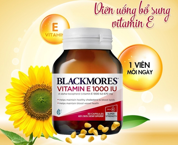 Mỗi viên Blackmores Natural E 1000IU một nagyf cho trái tim khỏe