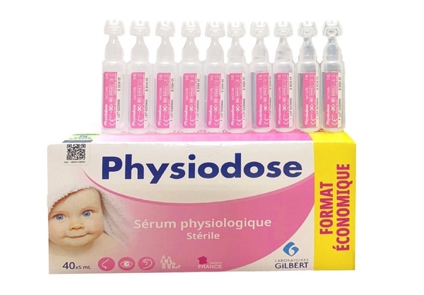 Nước Muối Sinh Lý Hồng Physiodose Gilbert Cho Trẻ Sơ Sinh