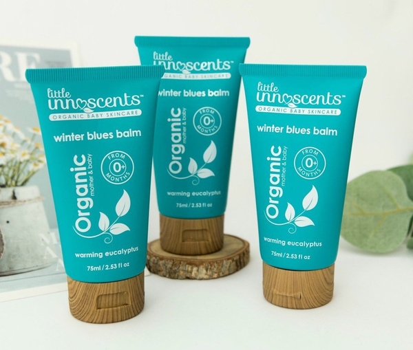 Dầu Bôi Ấm Ngực Organic Little Innoscents Cho Bé Từ Sơ Sinh