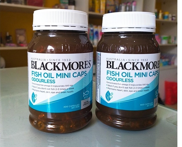 Dầu cá Blackmores không mùi Fish Oil 1000 mg