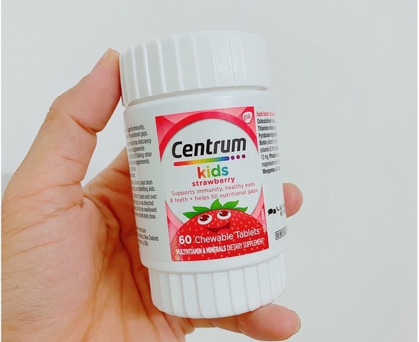 Vitamin tổng hợp cho trẻ em Centrum Kids Strawberry, 60 viên