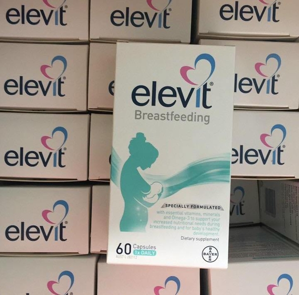Elevit Breastfeeding vitamin cho phụ nữ sau sinh Úc 60 viên chính hãng Úc