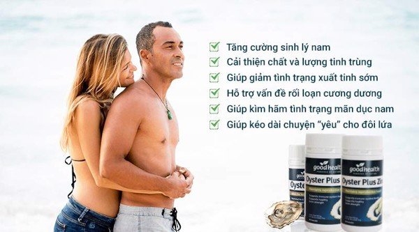 Oyster Plus Zinc Goodhealth được chiết xuất từ 100% tinh chất hàu tự nhiên