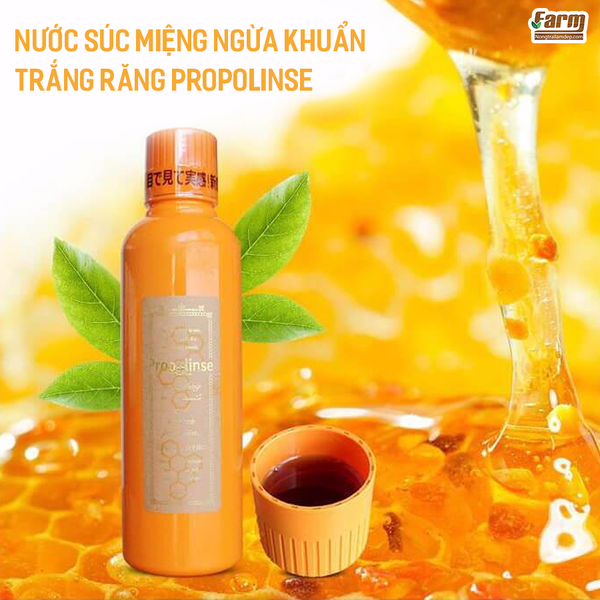 Nước súc miệng Propolinse Nhật Bản diệt vi khuẩn và làm trắng răng