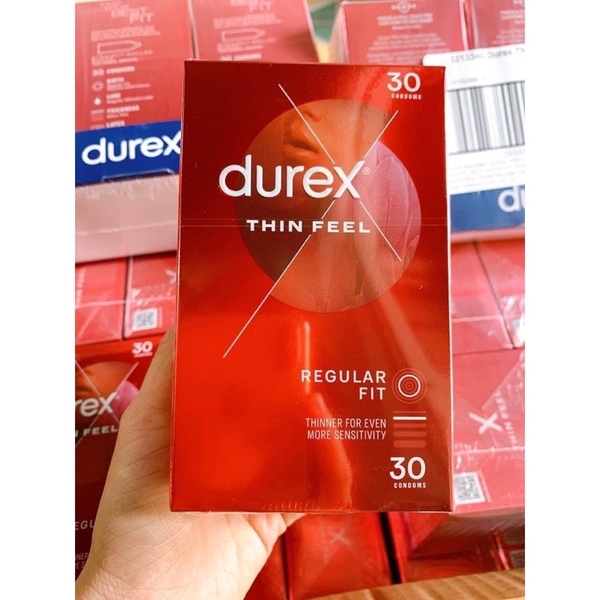 Bao Cao Su Durex Fetherlite của Úc siêu mỏng hộp 30 chiếc