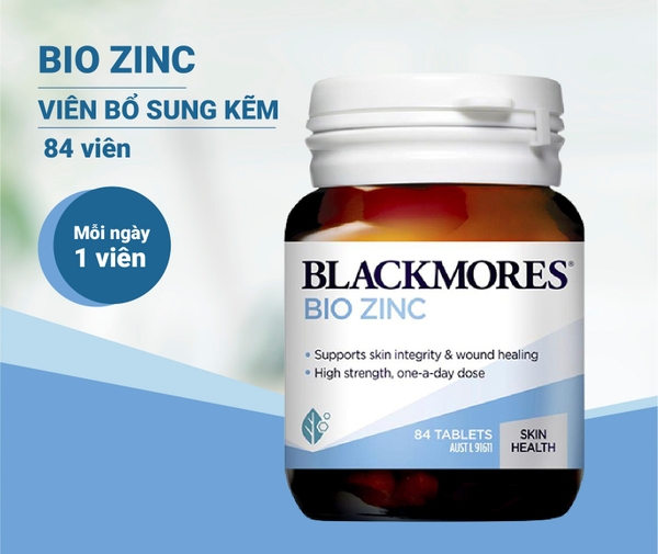 Viên Kẽm Tự Nhiên Blackmores Bio Zinc Của Úc, 84 viên