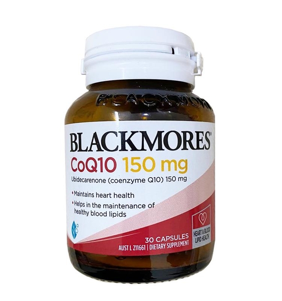 Viên Uống bổ tim CoQ10 150mg Blackmores Của Úc 30 viên